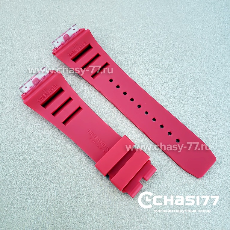Ремешок Для Часов Richard Mille красный (16713)