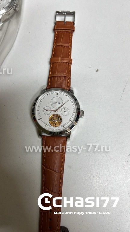 Vacheron Constantin Patrimony Turbillon Calendar (25677) Копия часов Vacheron Constantin Patrimony Turbillon Calendar (25677)