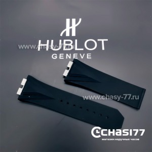 Копия ремешок Hublot мужской черный (13001)