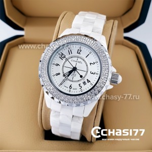 Chanel J12 Diamonds White small (01515)