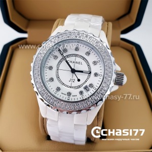 Chanel J12 Diamonds White (00916)