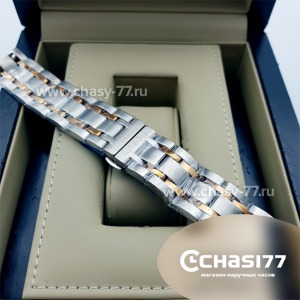 Браслет для часов Tissot Couturier серебристый золотистый (08326)