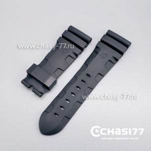 ремешок Panerai мужской черный 26 мм (11143)