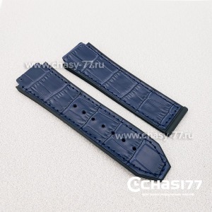 Копия Ремешок для часов Hublot Classic 25 мм синий (13658)