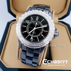 Chanel J12 Diamonds Black (14758)