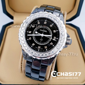 Chanel J12 Diamonds Black (14759)
