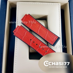 Копия ремешок Hublot красный (06560)