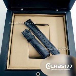 Копия ремешок Chopard женский без пряжки черный (09866)