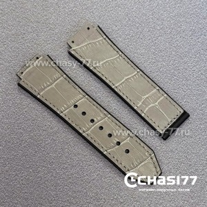 Копия ремешок Hublot серый - 26 мм (12995)
