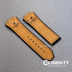Копия ремешок Hublot коричневый - 28 мм (12997)